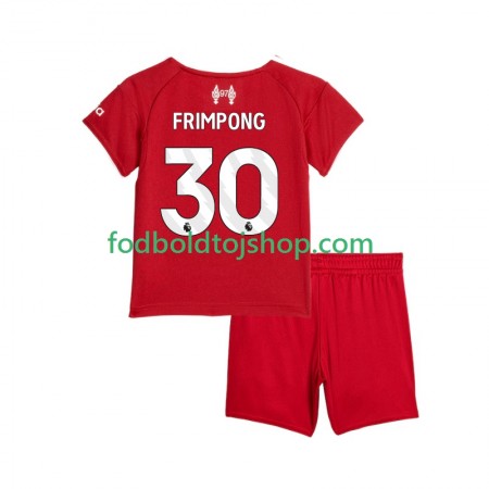 Liverpool Jeremie Frimpong 30 Børn Hjemme Fodboldsæt 2025-26 S/S (+ Korte bukser)
